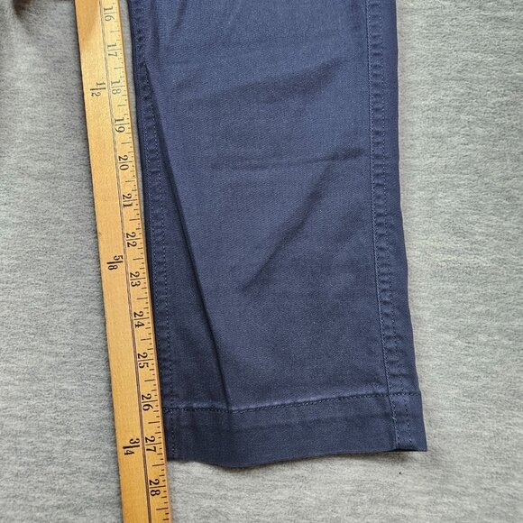 J.CRW High-Rise Girlfriend Chino Navy Blue Casual Pant Size 00 NEW - Picture 10 of 10